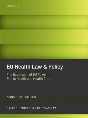 cover image of EU Health Law & Policy
